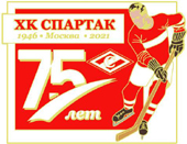 Значок хк Cпартак - 75 лет 